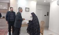 دیدار رئیس سازمان جهاد کشاورزی استان سمنان با خانواده شهید «غلامحسین فاضلیان»